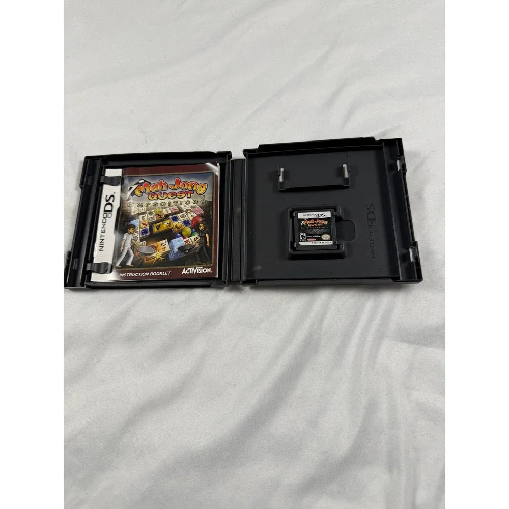Mah Jong Quest Expeditions Nintendo DS Game tested Original Case Manual‎ Puzzle